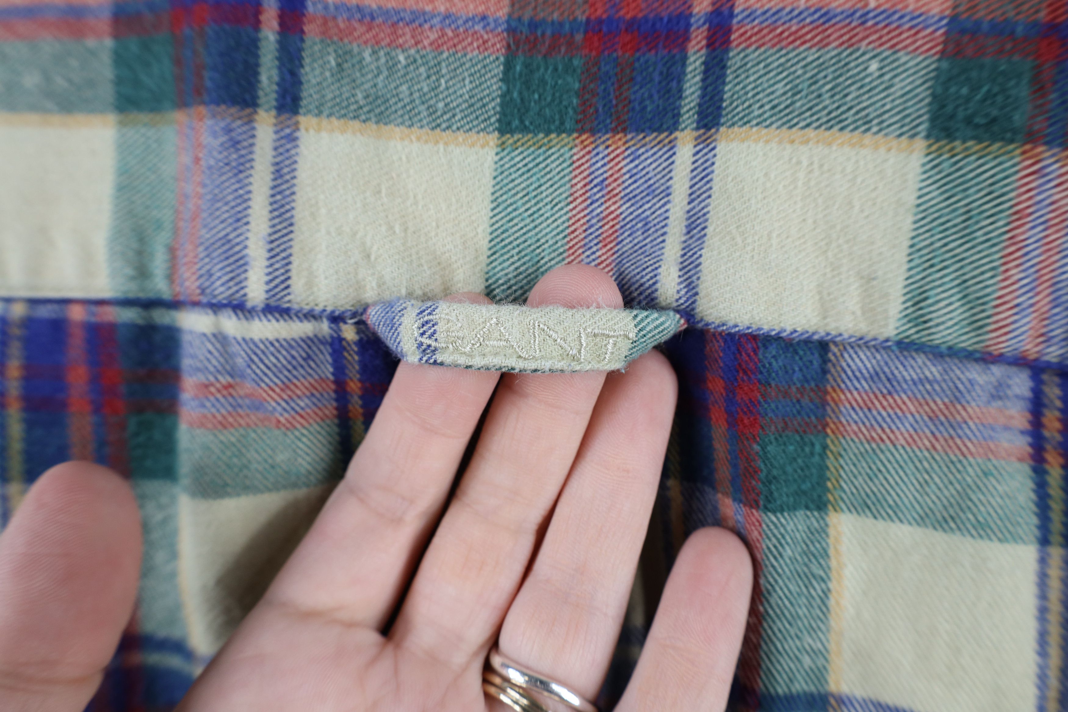 Vintage Vintage 90s Streetwear Flannel Collared Button Down Shirt Size US L / EU 52-54 / 3 - 10 Thumbnail