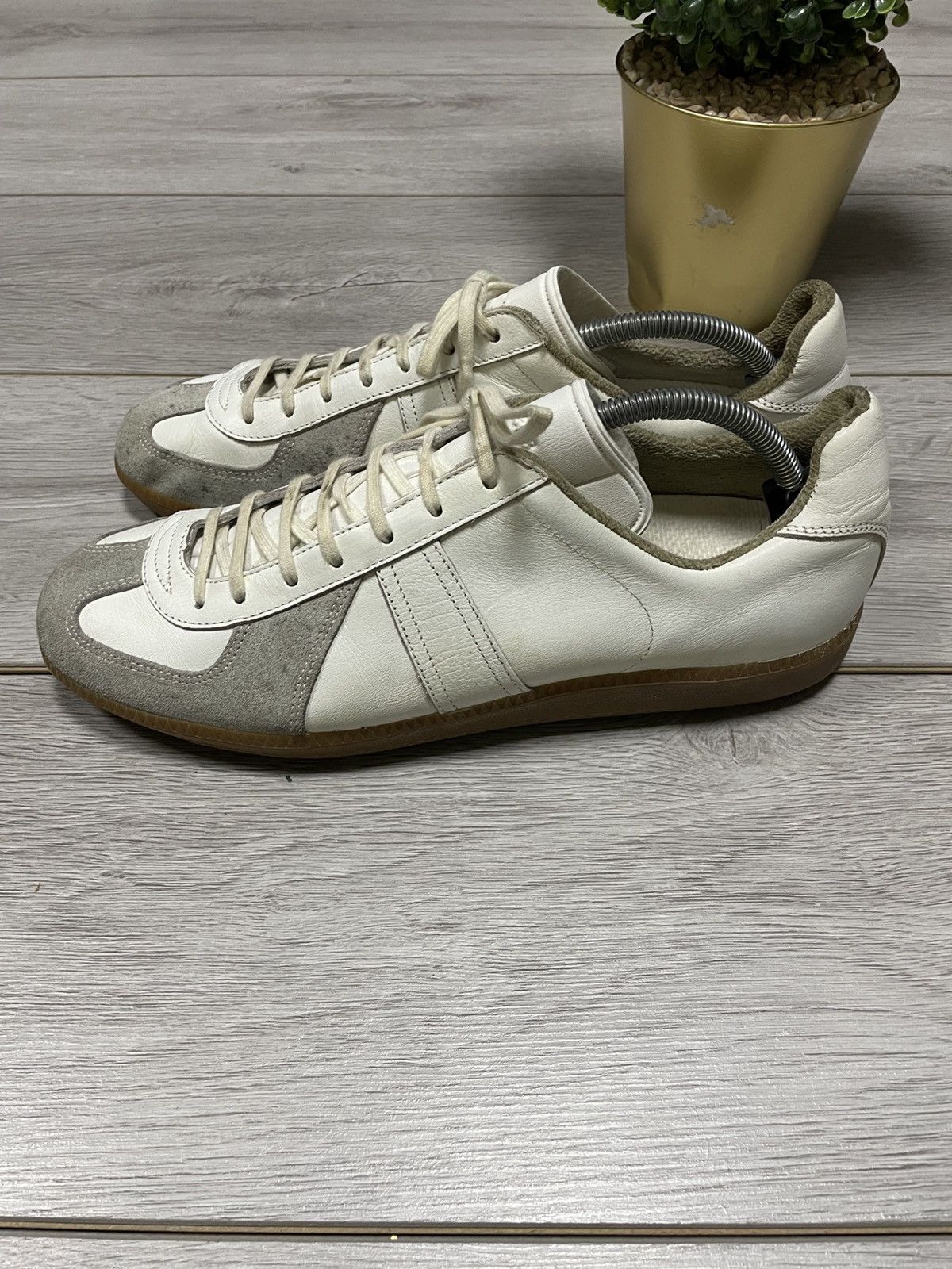 Vintage GAT Bw-sport 285 Margiela style vintage leather trainers Size US 11.5 / EU 44-45 - 6 Thumbnail