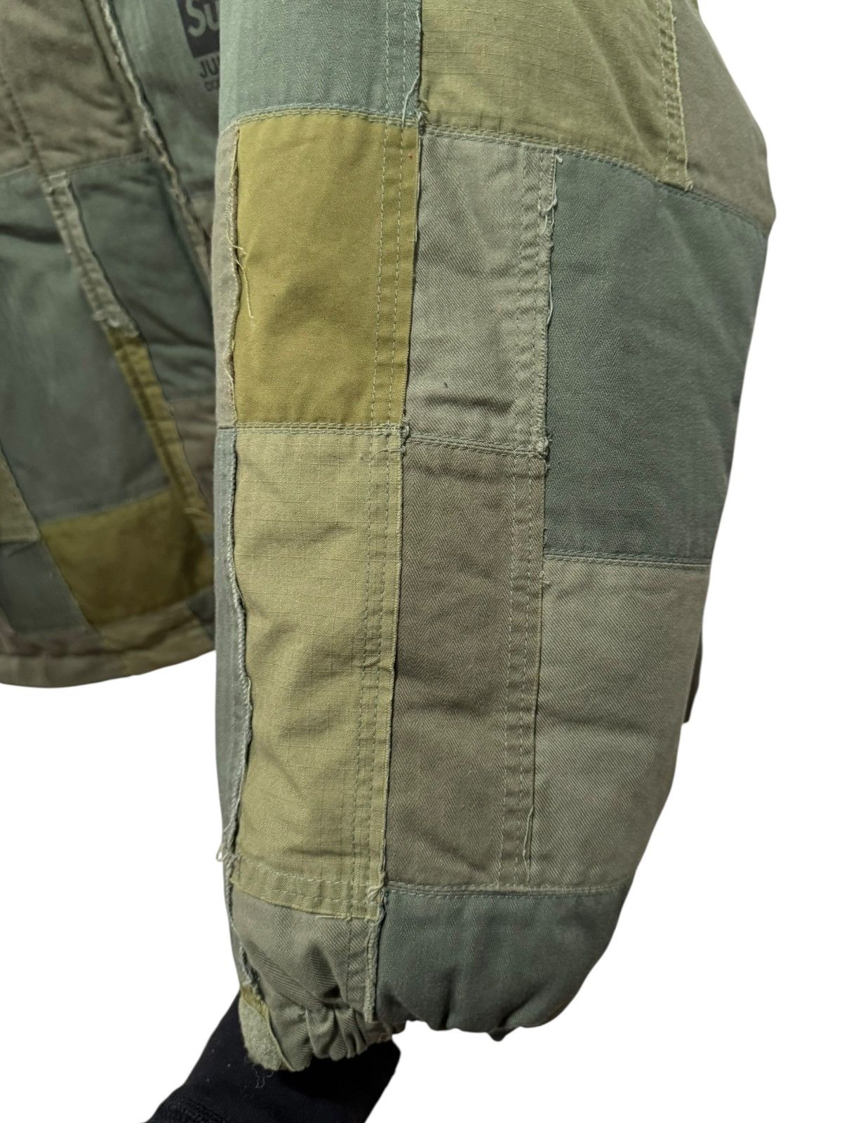 Junya Watanabe × Supreme Supreme JUNYA WATANABE CDG MAN Patchwork Puffy Jacket Olive Size US S / EU 44-46 / 1 - 5 Thumbnail