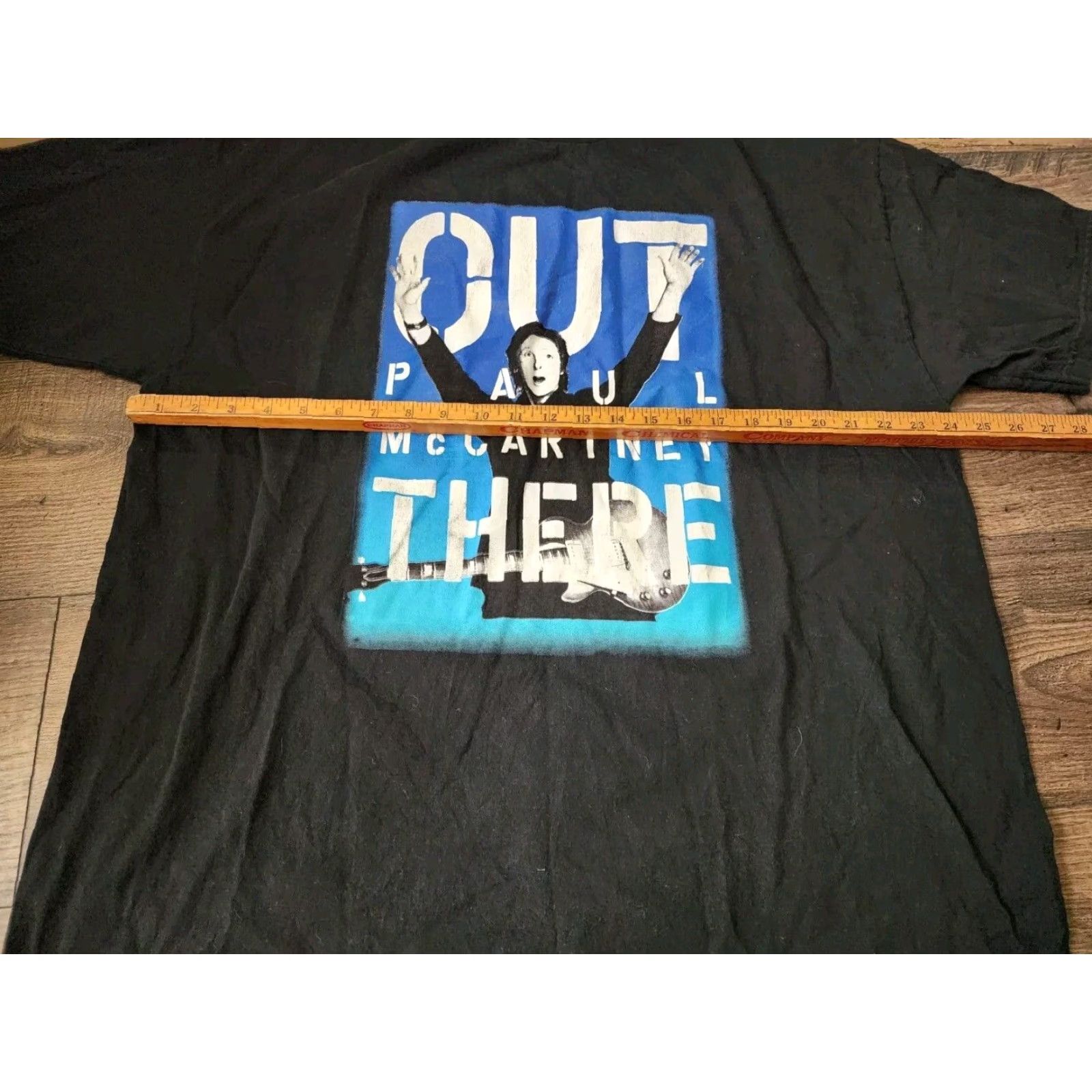 Vintage Paul McCartney T-Shirt Adult 2XL Black Double-Sided USA Tour 2014 Music Mens Size US XXL / EU 58 / 5 - 3 Thumbnail