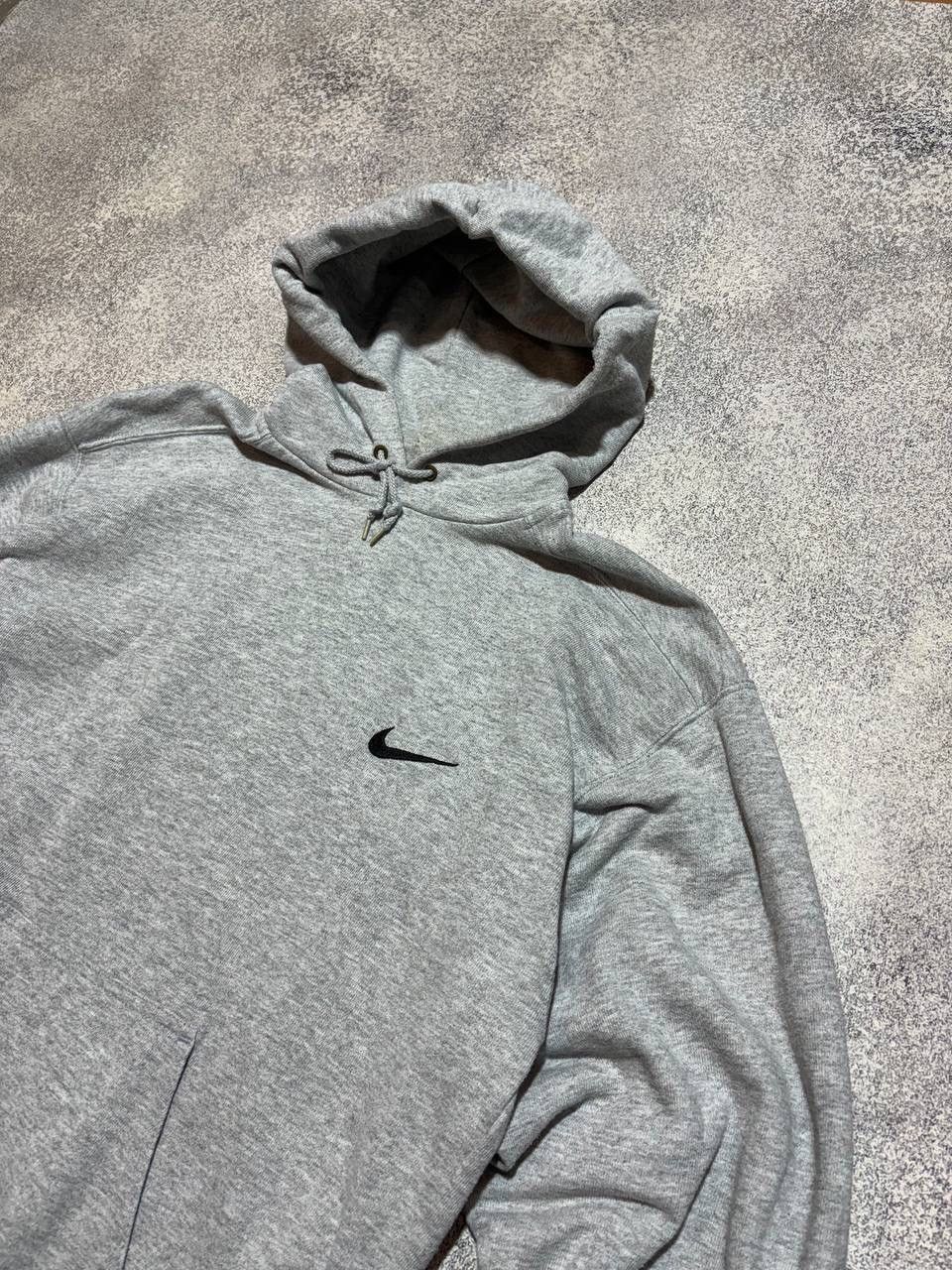 Japanese Brand × Nike × Vintage Vintage Nike hoodie Drill Small Logo Gray size M Y2K Size US M / EU 48-50 / 2 - 2 Thumbnail