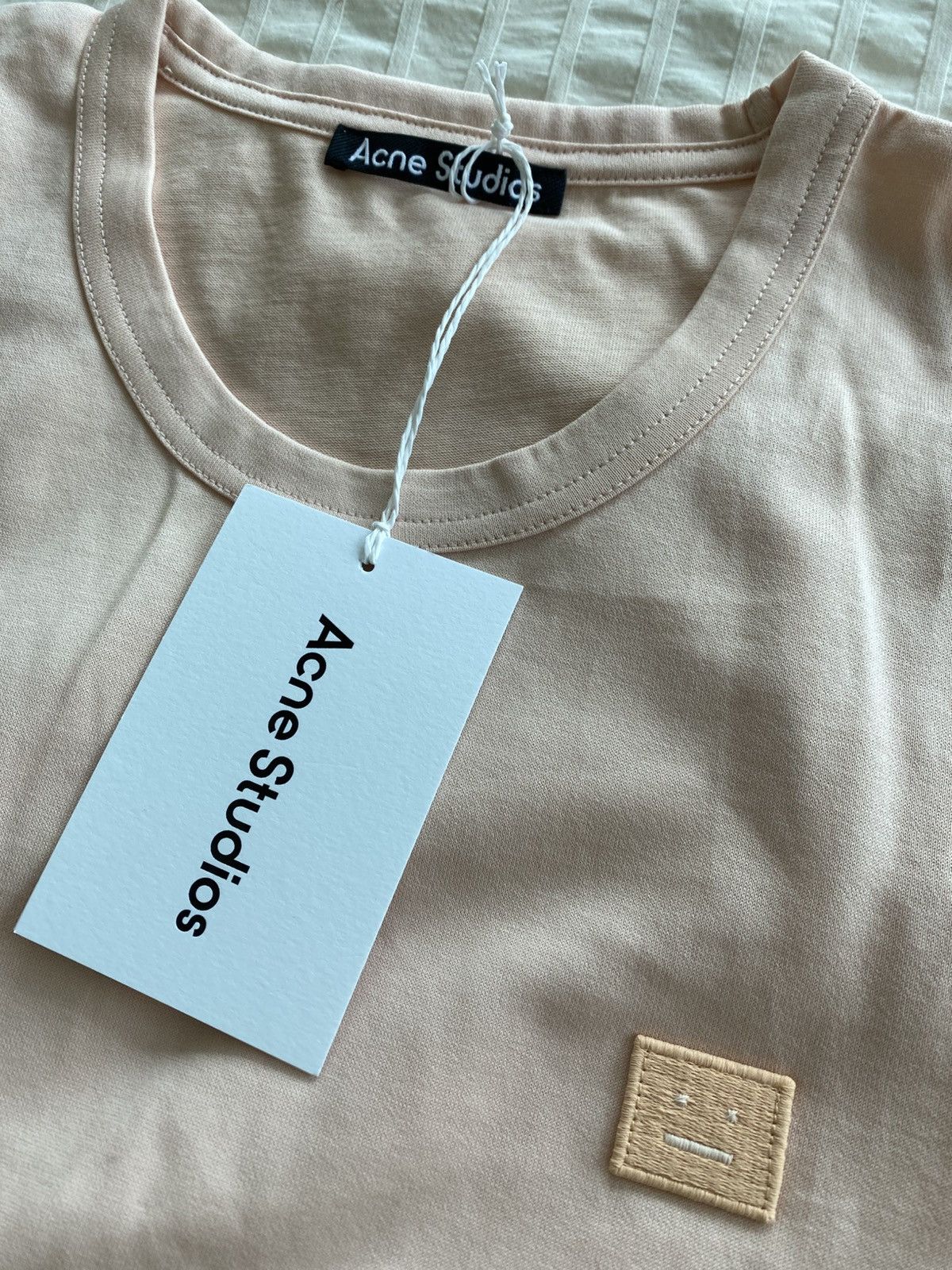 Acne Studios Acne Studios Pink Nash Face T-Shirt Tee Size US M / EU 48-50 / 2 - 3 Thumbnail