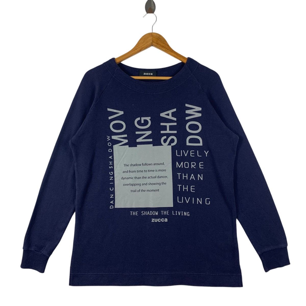 ZUCCA the shadow the living printed long sleeve tee