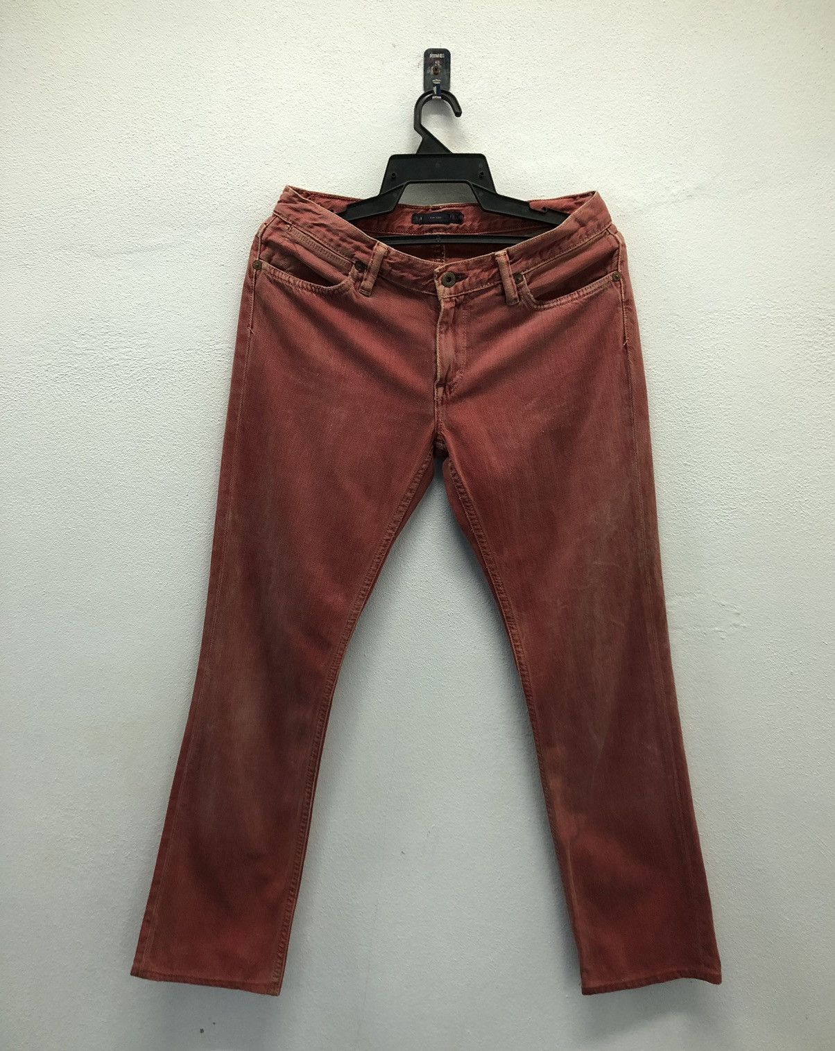 Ralph Lauren × Vintage Ralph Lauren Red Denim Jeans Made in Mexico Size 67/93 Size US 32 / EU 48 - 1 Thumbnail