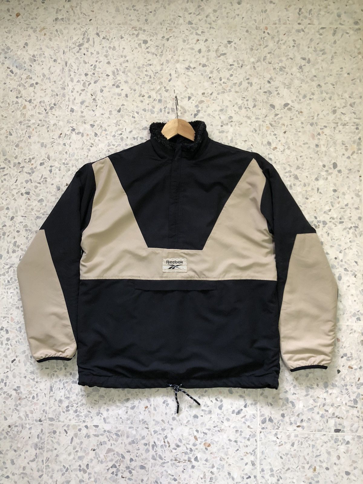 Reebok Vintage Y2K Reebok Reversible Fleece Sherpa Half Zip Jacket Size US XL / EU 56 / 4 - 5 Thumbnail