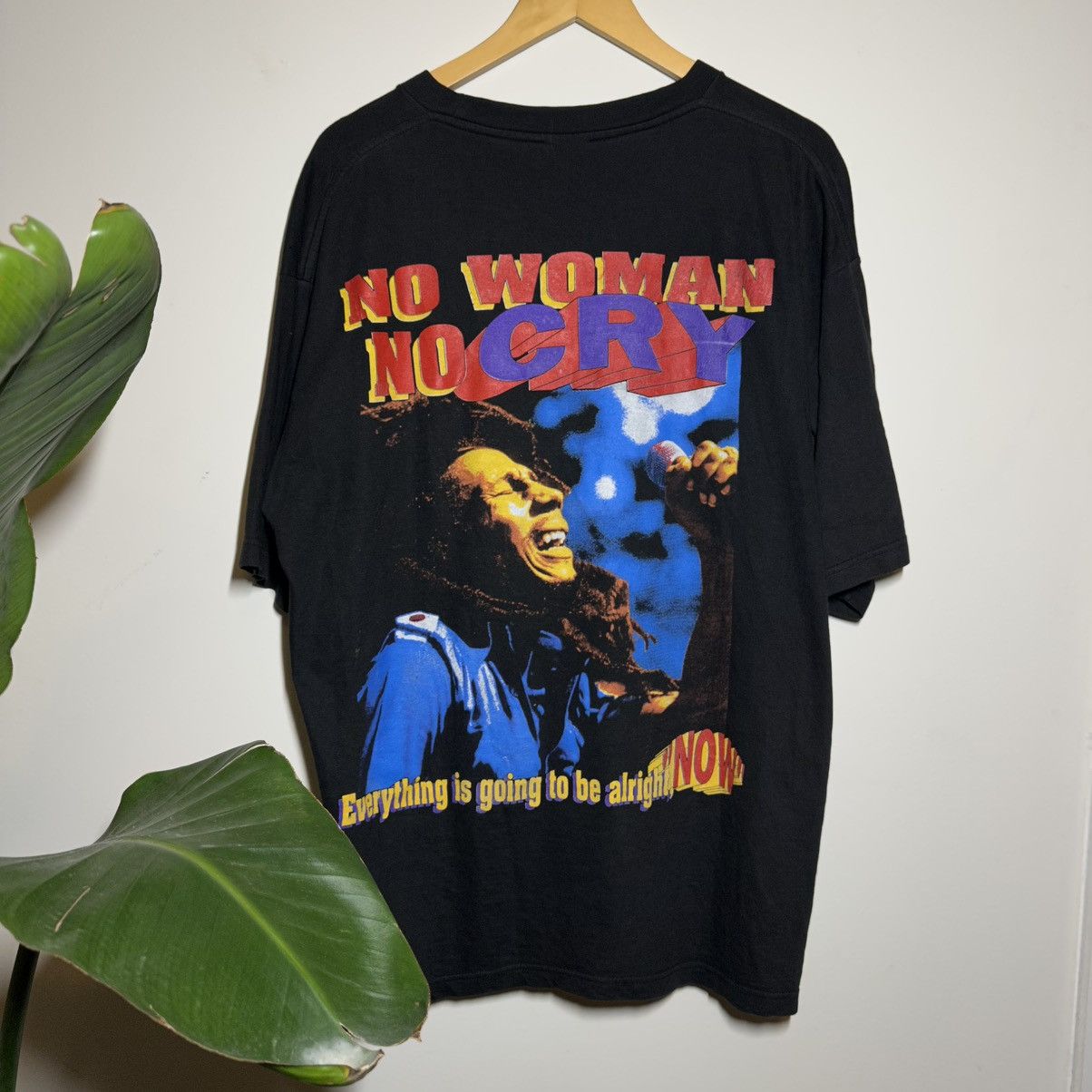 Rap Tees × Vintage Rare Authentic Vintage Bob Marley Big Face Grail Rap Tee Size US XL / EU 56 / 4 - 3 Thumbnail