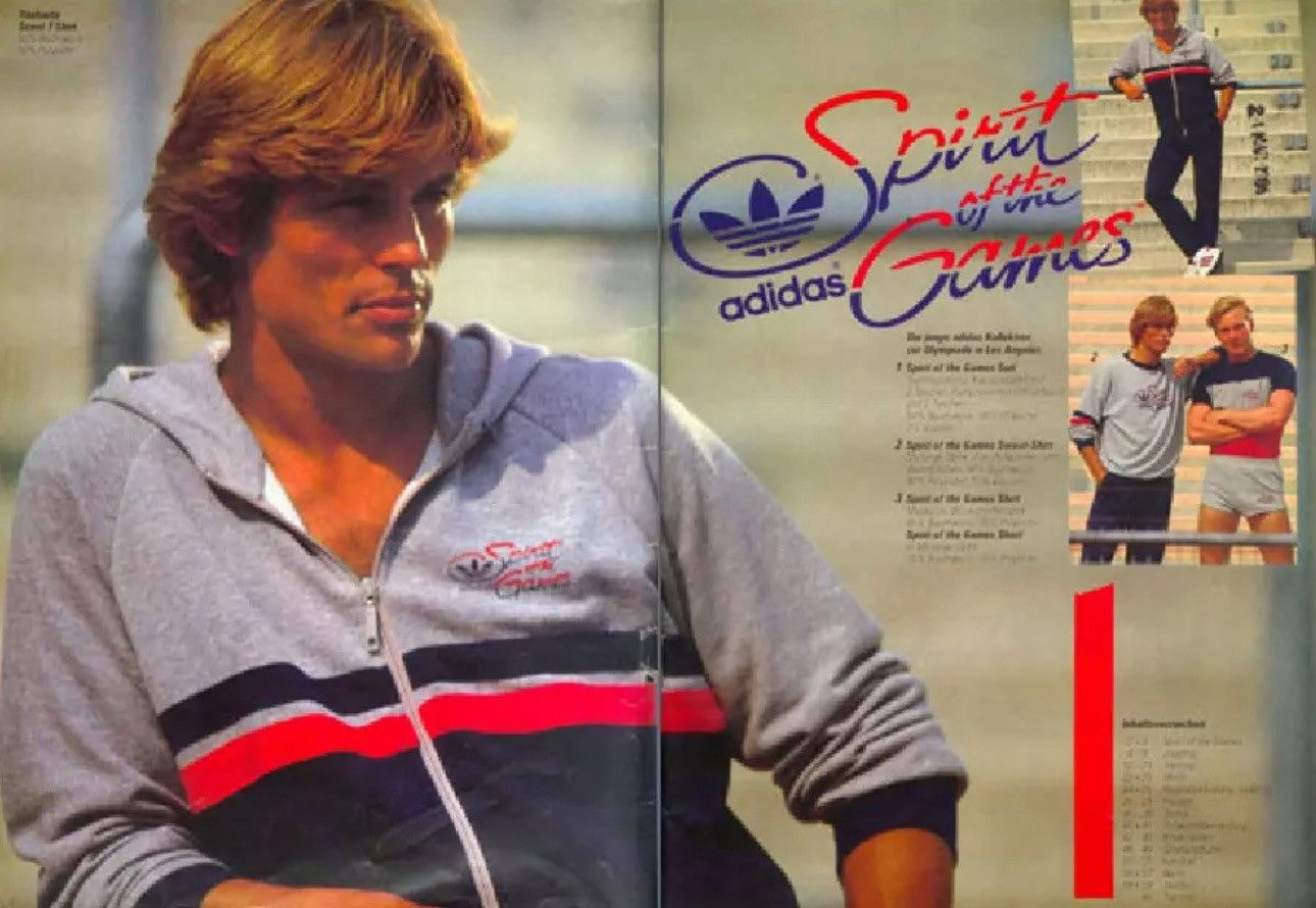 Adidas × USA Olympics × Vintage VTG 1984 Adidas Spirit of the Games Summer Olympics Hoodie Size US M / EU 48-50 / 2 - 8 Thumbnail