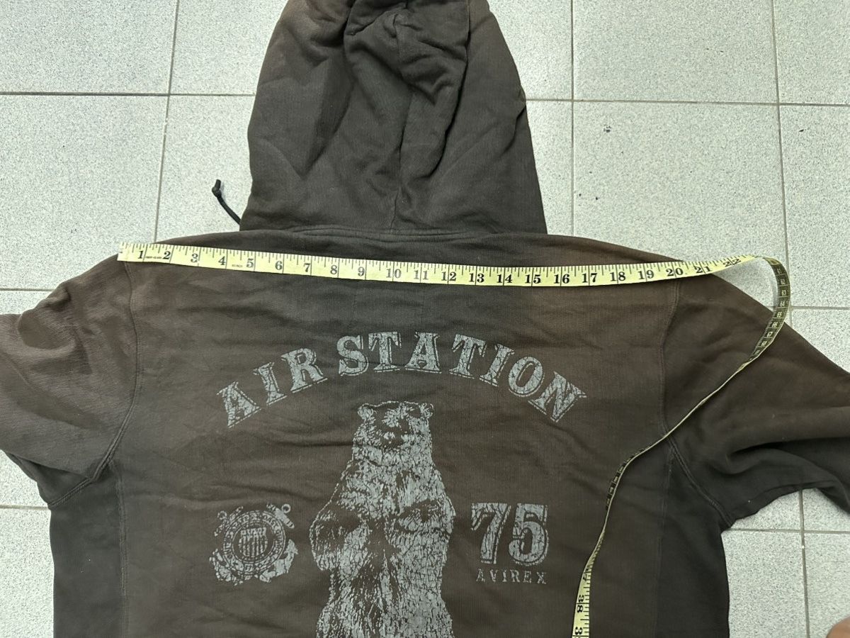 Avirex VTG Faded Avirex Balenciaga Toasted Style Hoodie Size US XL / EU 56 / 4 - 14 Thumbnail