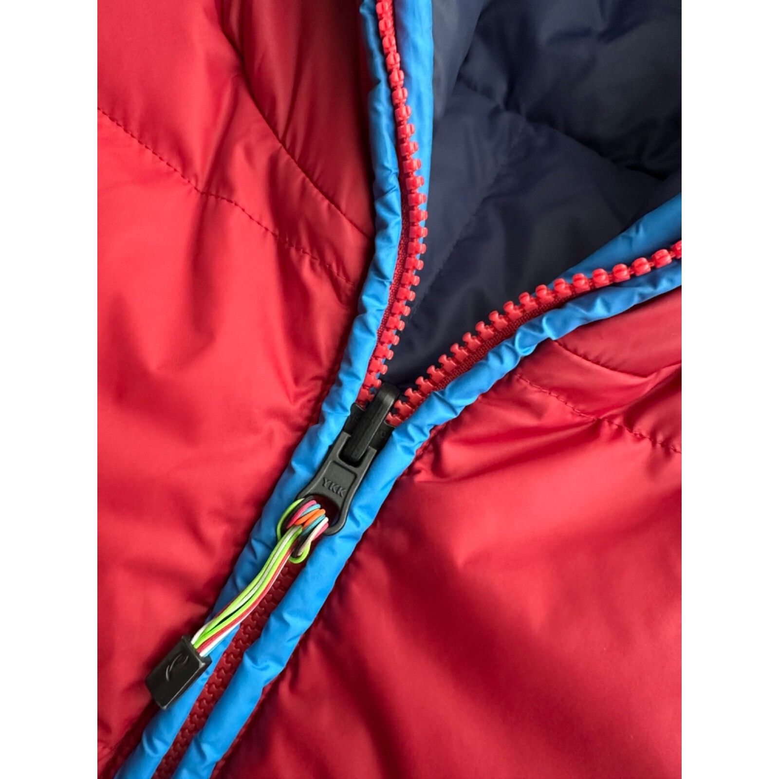 KJUS VTG Kjus Reversible Down Puffer Jacket Red / Navy Size US M / EU 48-50 / 2 - 5 Thumbnail