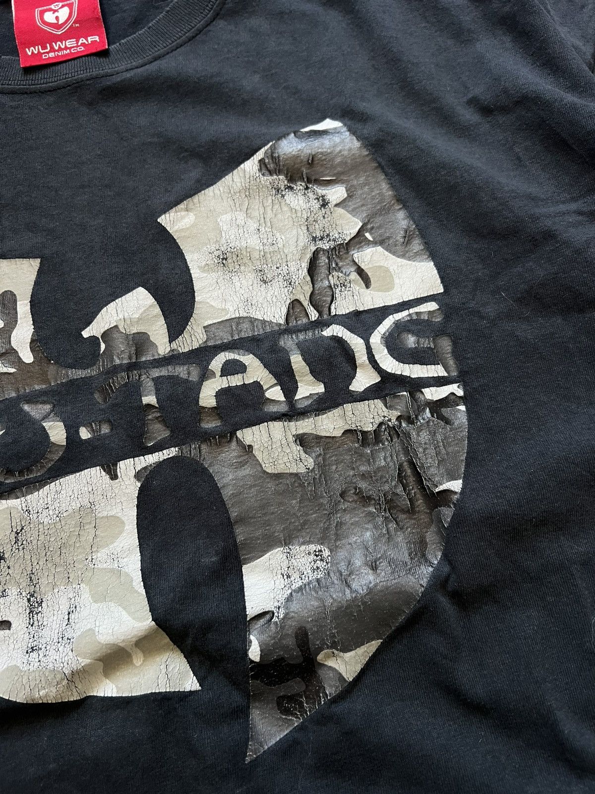 Wu-Tang Clan Rare Vintage Wu-Tang Wu Wear Camo Logo T-Shirt XL 1995 Size US XL / EU 56 / 4 - 5 Thumbnail