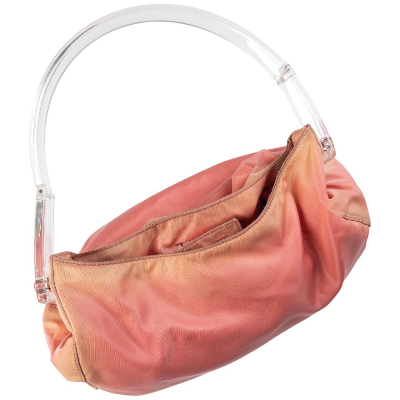 Prada Vintage Prada Clear Handle Shoulder Bag Size ONE SIZE - 6 Thumbnail