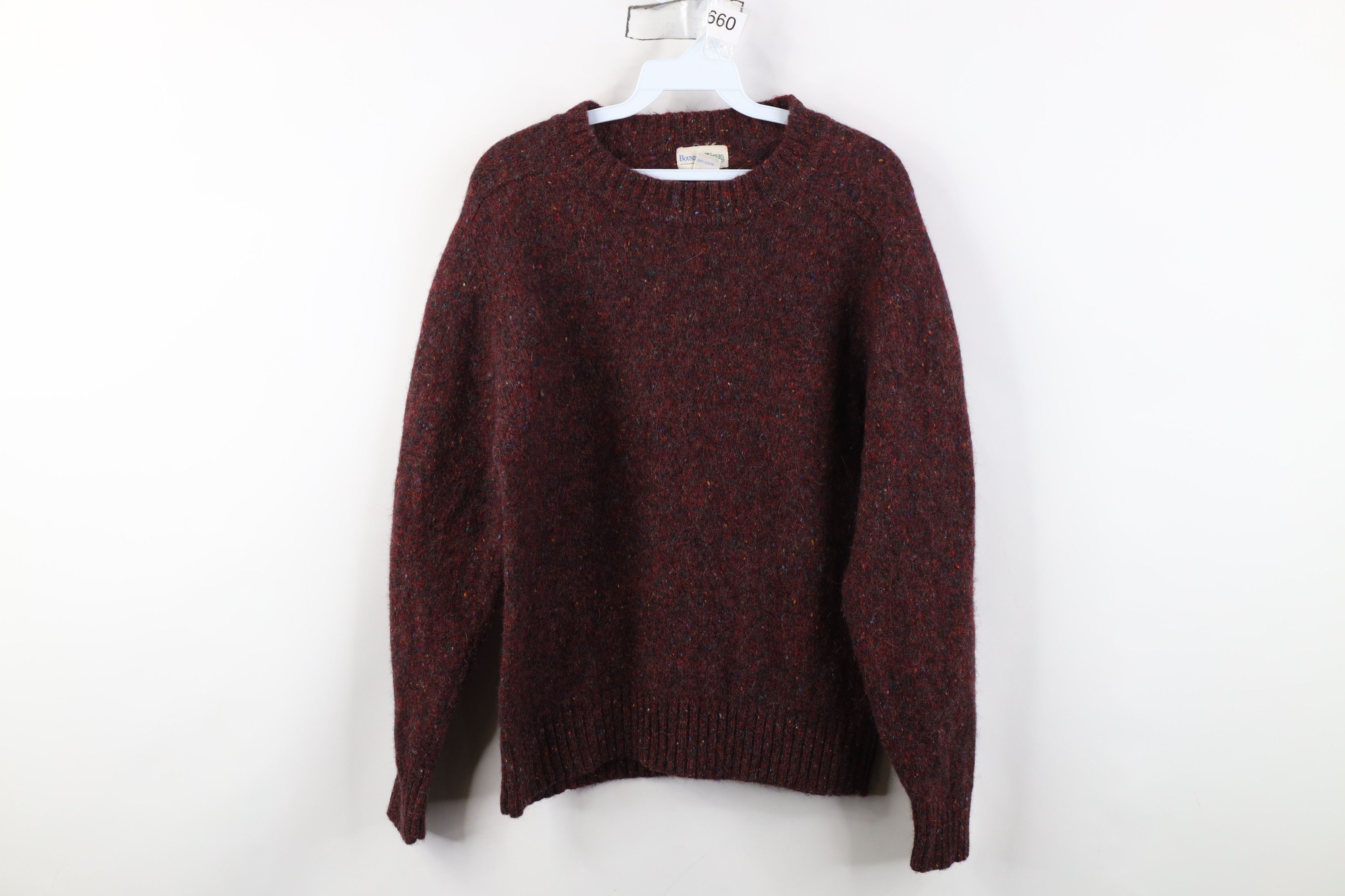 Vintage Vintage 90s Streetwear Rainbow Fleck Wool Crewneck Sweater Size M / US 6-8 / IT 42-44 - 1 Thumbnail