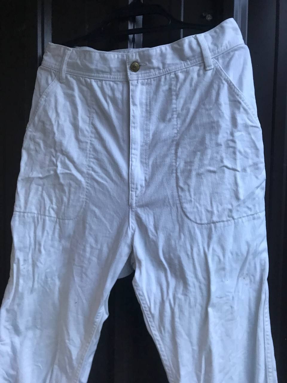 Issey Miyake × Japanese Brand × mercibeaucoup Mercibeaucoup Drop Crotch Big Patch Ribbon Baggy Pants Size US 30 / EU 46 - 3 Thumbnail