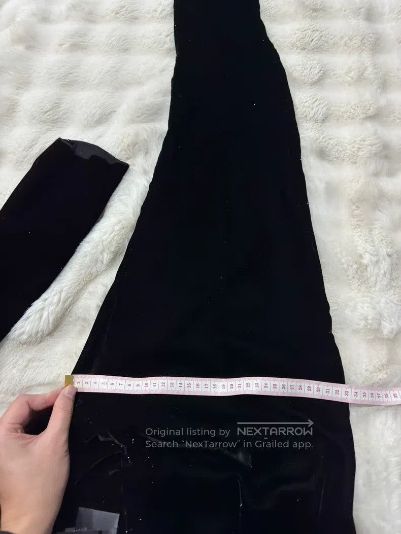 Saint Laurent Paris Saint Laurent Paris Starry Galaxy Velvet Trousers Size US 30 / EU 46 - 7 Thumbnail