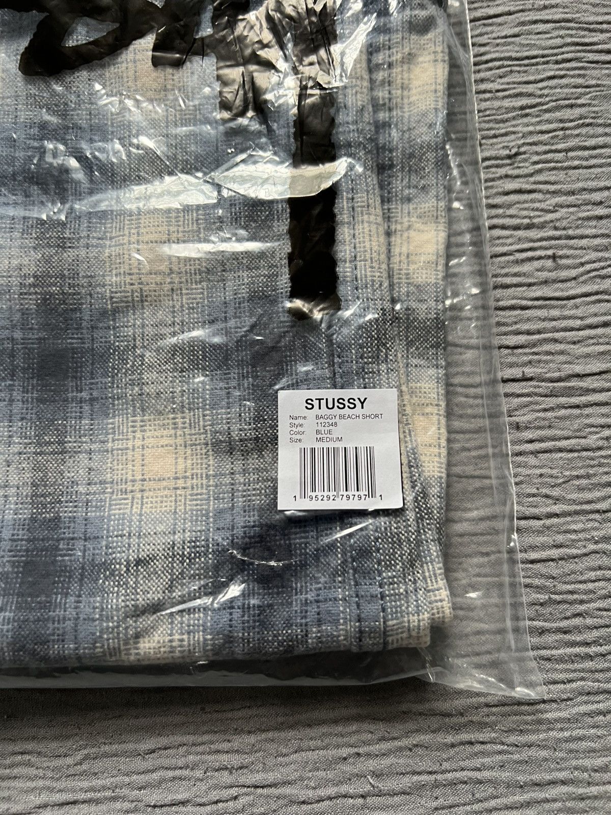 Stussy Stussy Baggy Beach Shorts Blue Size Medium Size US 32 / EU 48 - 3 Thumbnail