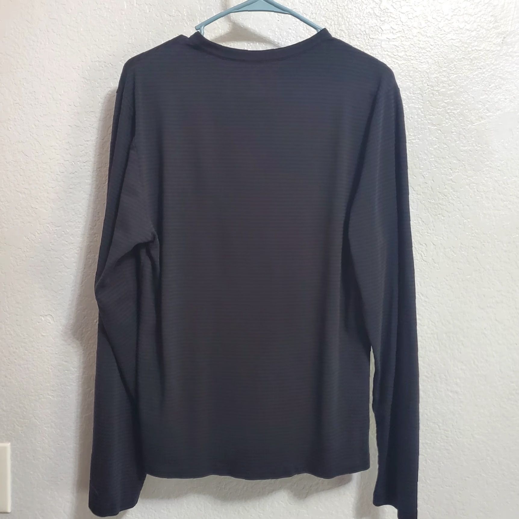 Vintage Robert Barakett Mens Henley Black Striped Colton Long Sleeve Tee Shirt M Size US M / EU 48-50 / 2 - 2 Thumbnail