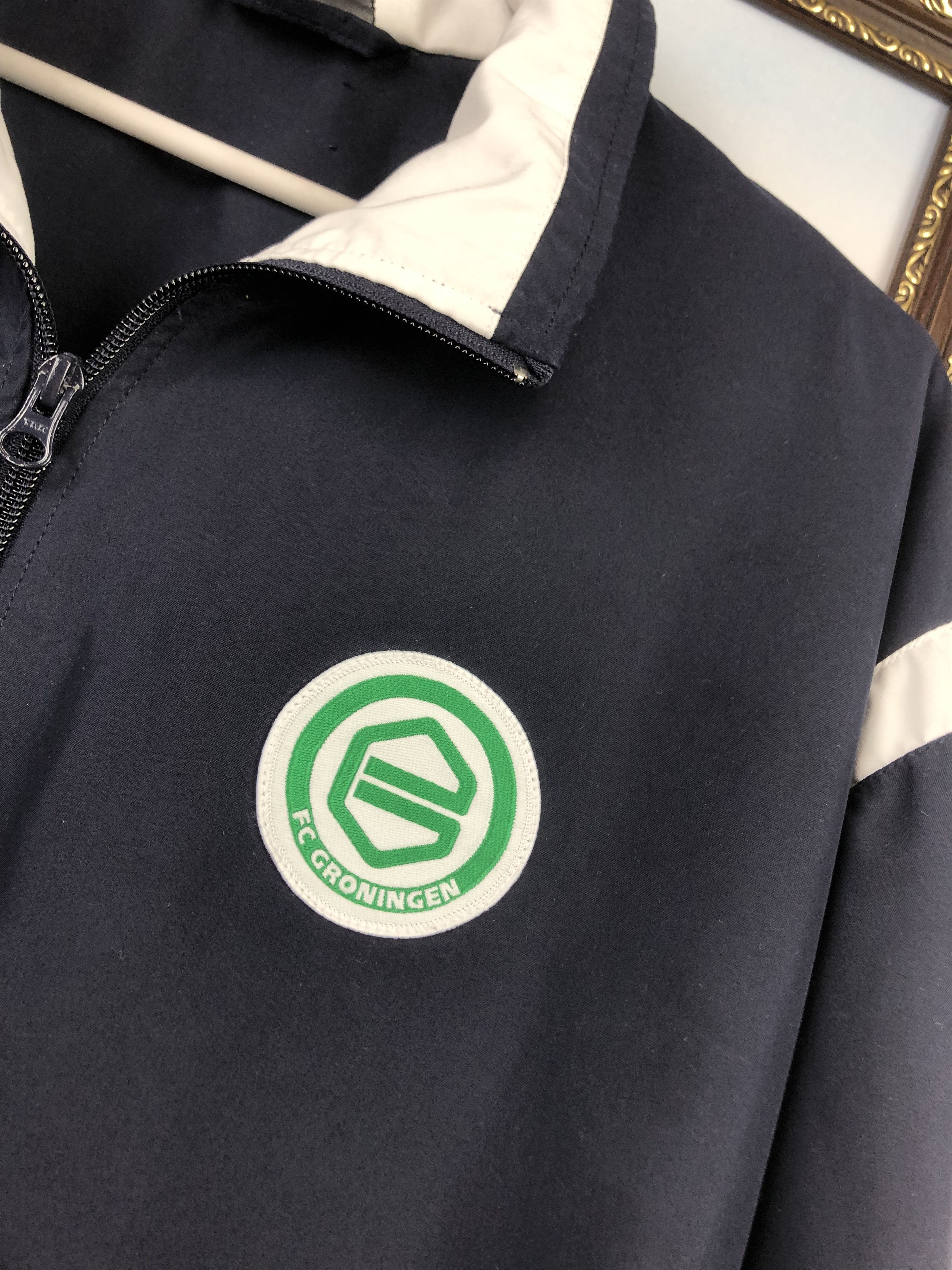 Vintage Vintage FC Groningen Football Jacket Soccer Track Top Size US L / EU 52-54 / 3 - 5 Thumbnail