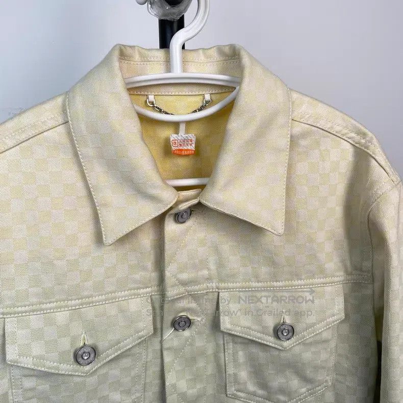 Louis Vuitton Louis Vuitton SS25 Green Gradient Checker Denim Jacket Size US S / EU 44-46 / 1 - 3 Thumbnail