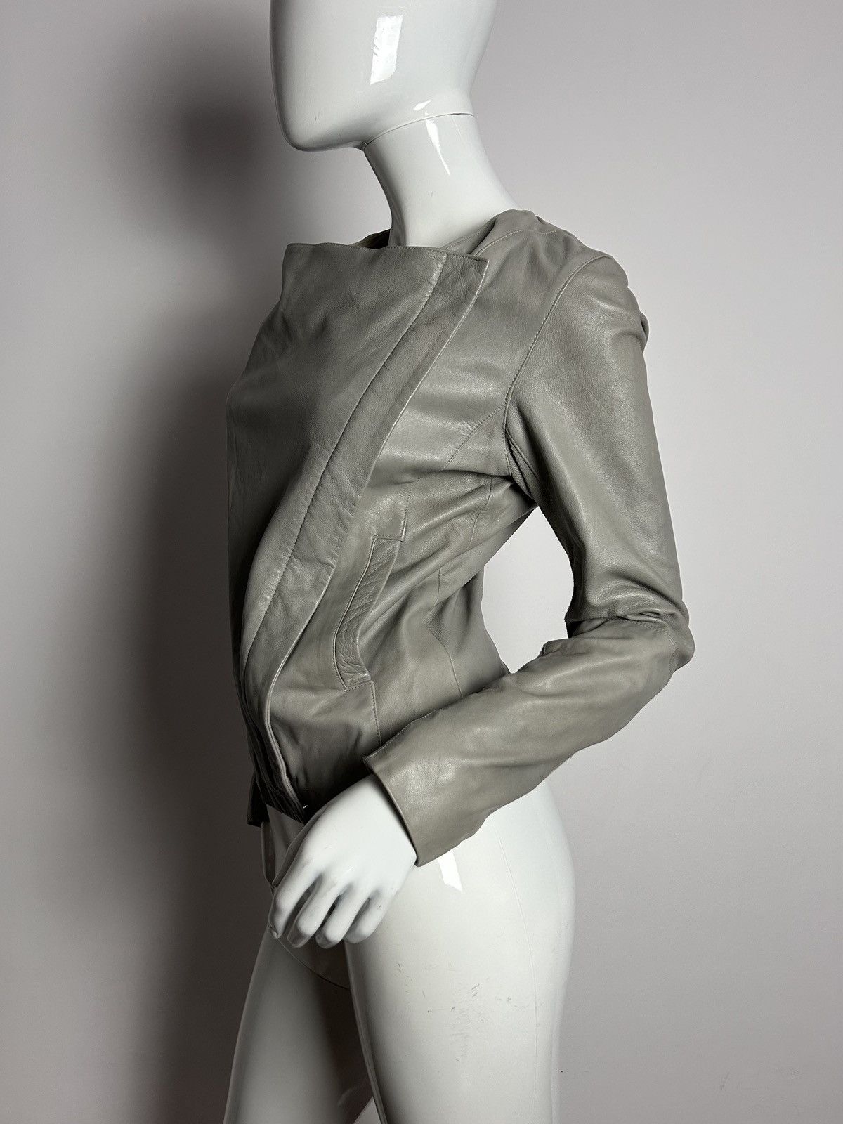 Other Insane leather asymmetric jacket Size S / US 4 / IT 40 - 6 Thumbnail