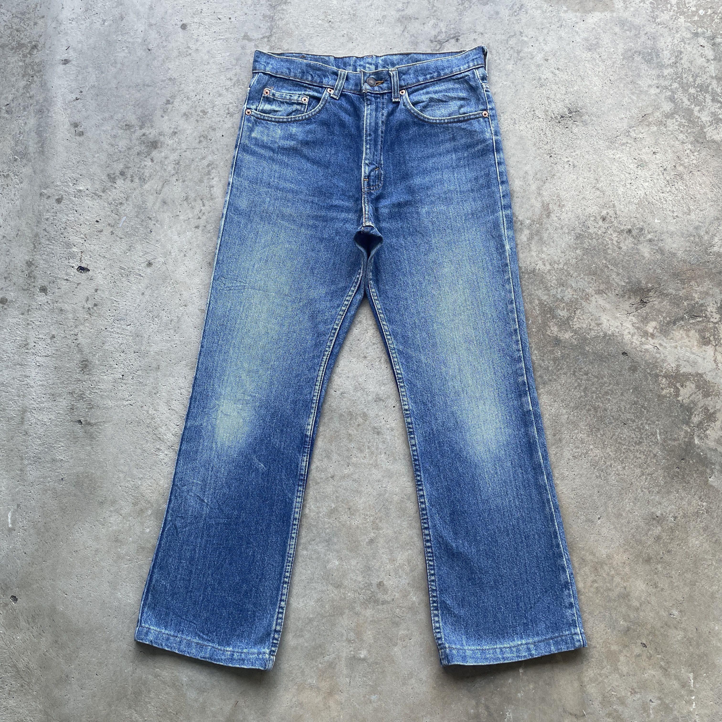 Levi's W31 Vintage Levi’s 517-0217 Flared Faded Bootcut Jeans Pants Size US 31 - 2 Thumbnail