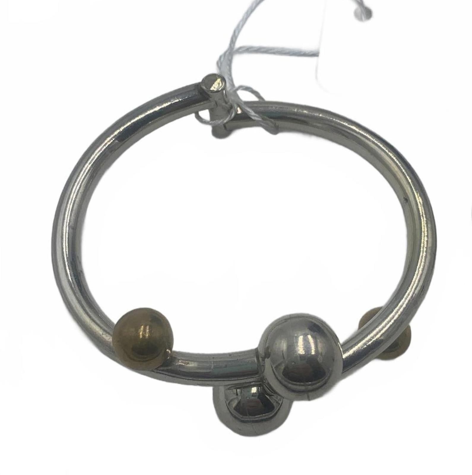 Other Taxco 925 Mexico Sterling Silver 27g Hinged Clamp Bracelet Size ONE SIZE - 1 Thumbnail