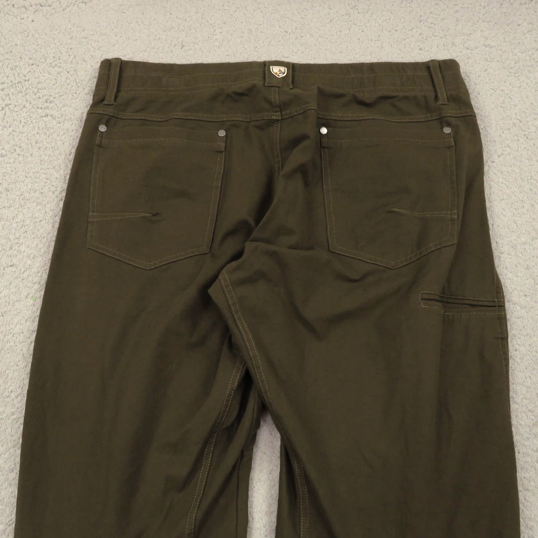 Vintage Kuhl Pants Men 36x30 Espresso Relaxer Lounger Travel Comfort Stretch Chinos 5111 Size US 36 / EU 52 - 3 Thumbnail