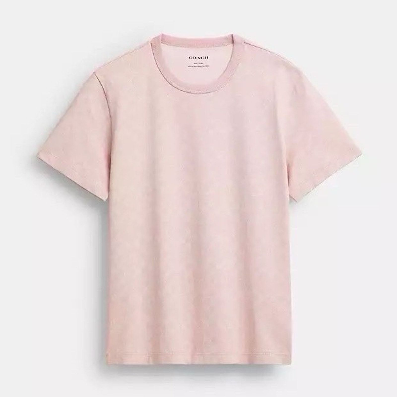 Coach NWT Coach Women's Powder Pink Organic Cotton T-Shirt CZ191 M Size M / US 6-8 / IT 42-44 - 4 Thumbnail