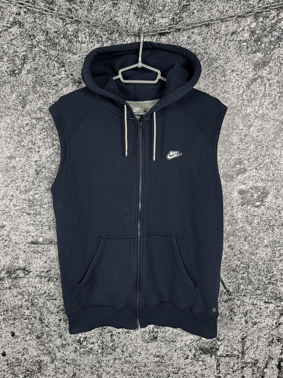 Nike Nike Sportswear Vintage Cotton Vest Full Zip Gilet Size M Size US M / EU 48-50 / 2 - 1 Thumbnail