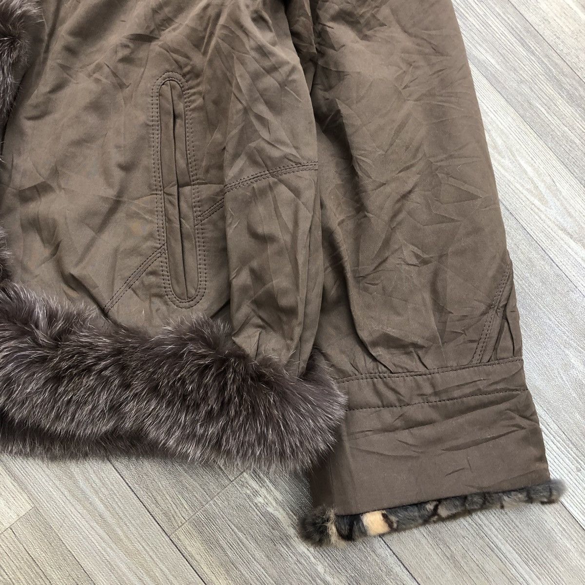 Pierre Balmain Vintage Pierre Balmain Paris Leopard Reversible Fur Jacket Size US XL / EU 56 / 4 - 20 Thumbnail
