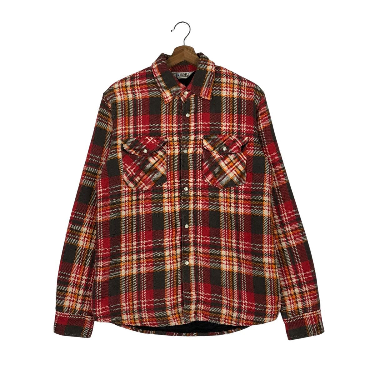 FiveBrother × Vintage 🔥VINTAGE FLANNEL JACKET FIVE BROTHER UNION MADE TARTAN Size US S / EU 44-46 / 1 - 3 Thumbnail