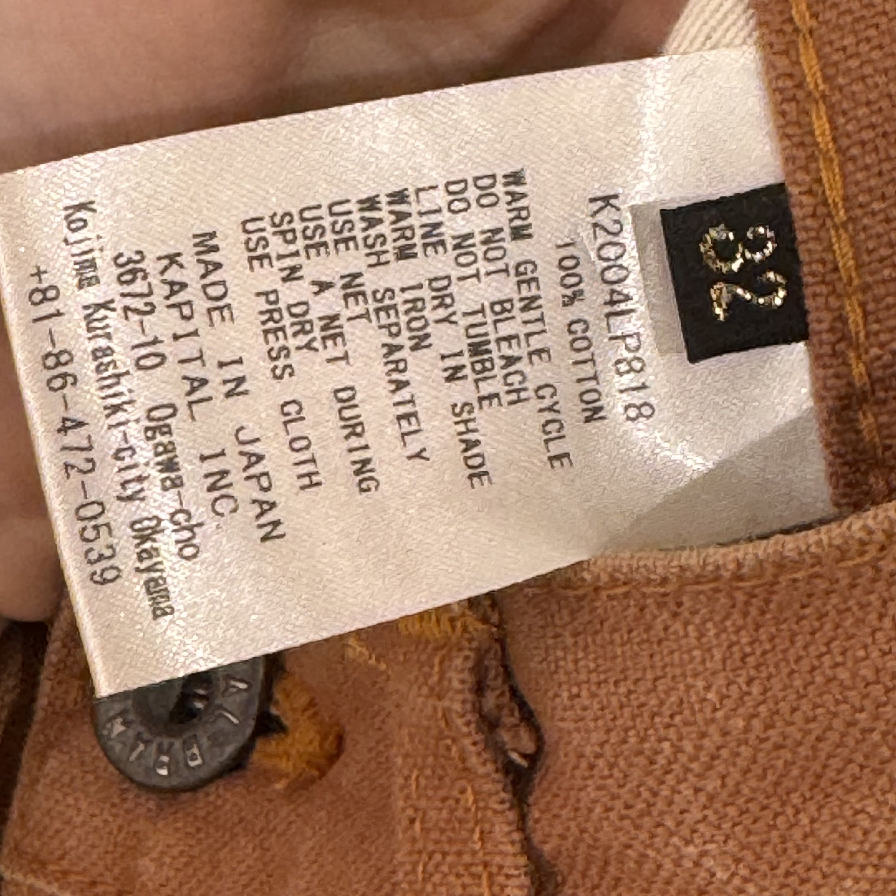 Kapital Kapital Rat Flare Canvas Pants Size US 32 / EU 48 - 10 Thumbnail