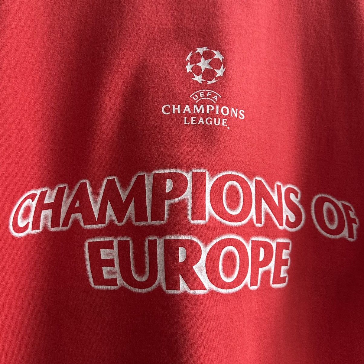 Umbro Vintage 1999 Umbro Manchester United Champions Of Europe Tee Size US M / EU 48-50 / 2 - 9 Thumbnail