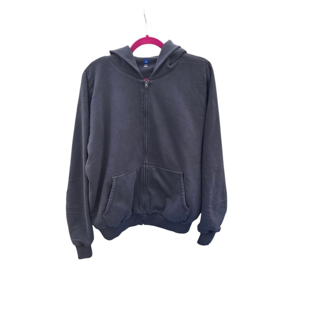 Balenciaga × Gap × Yeezy Black Yeezy Gap Zip Up Hoodie Sweatshirt