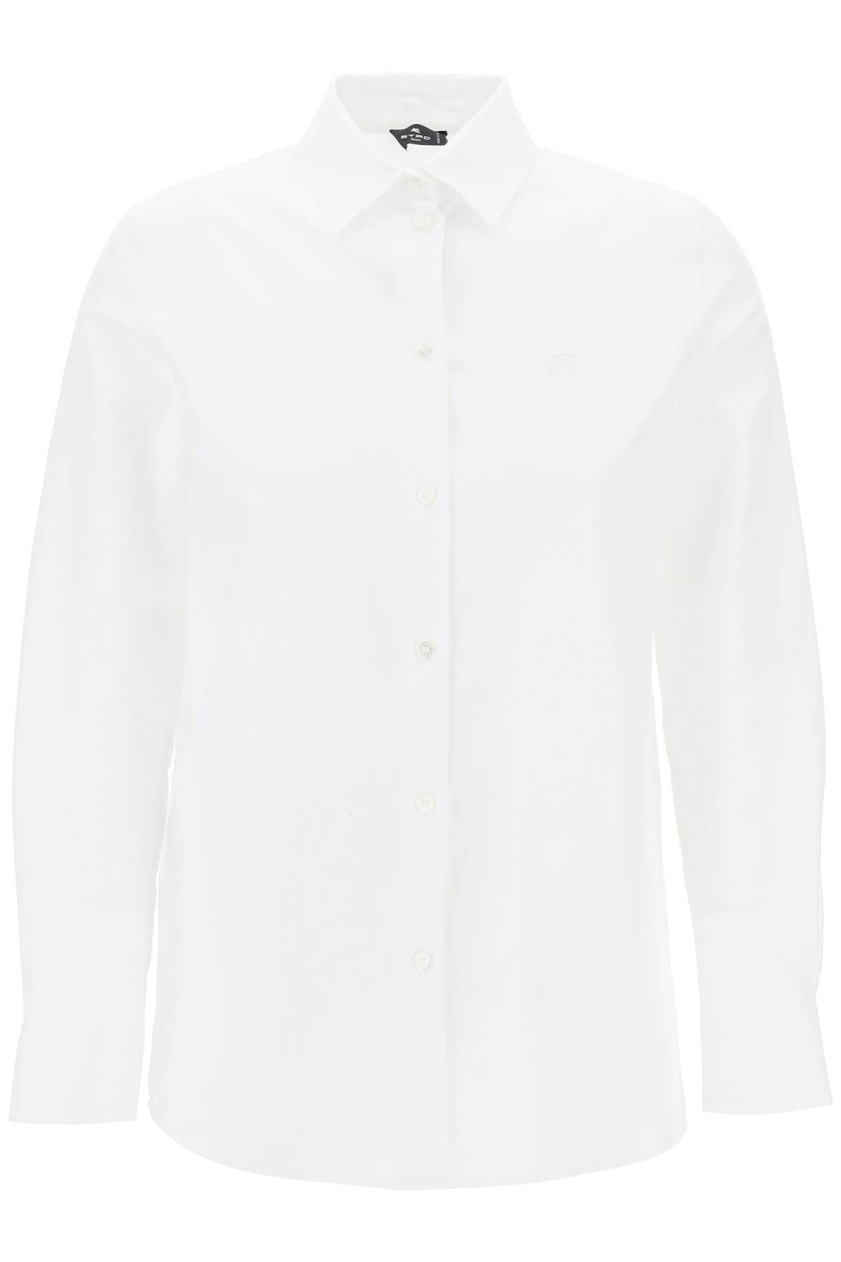 image of Etro Oxford Pegasus Oxford in Bianco Ottico, Women's (Size Small)