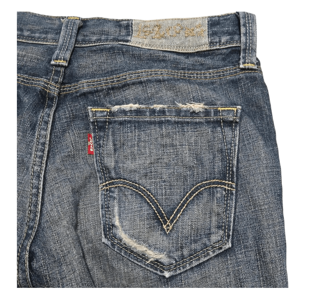 Levi's Vintage Levi's LP926 Distressed Denim Flared Jeans Size 29" - 8 Thumbnail
