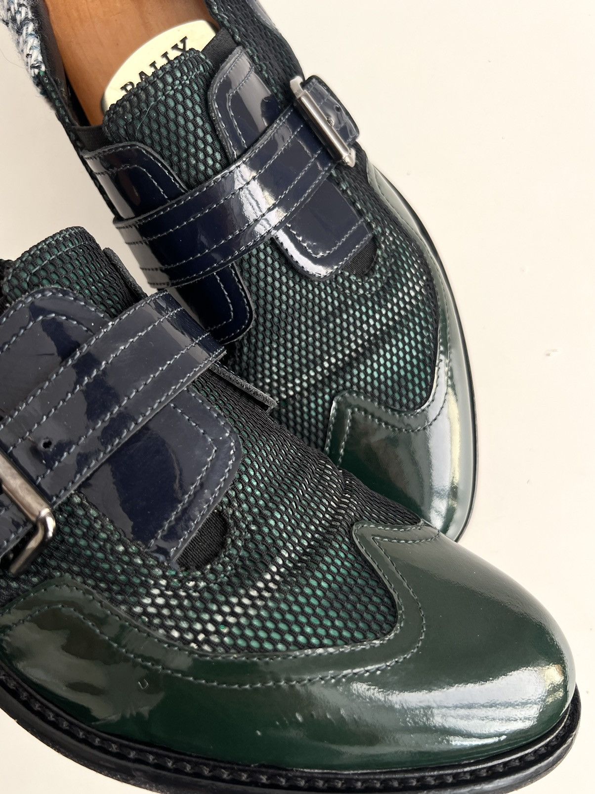 John Galliano 00s John Galliano Patent Leather Strap Hybrid “Joker” Shoes Size US 9 / EU 42 - 9 Thumbnail