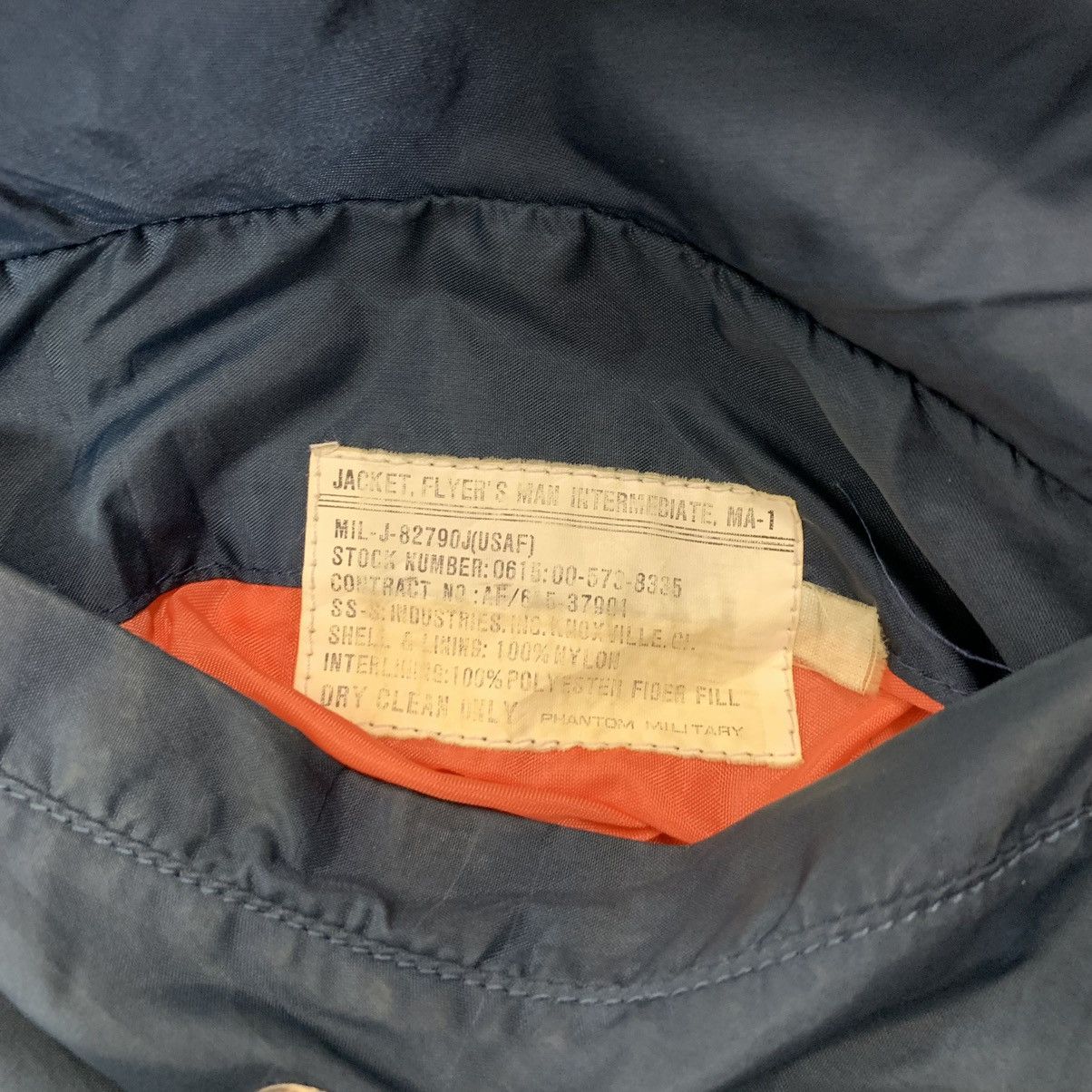Japanese Brand Phantom Military Honda USAF MA-1 Flying Jacket Size US L / EU 52-54 / 3 - 12 Thumbnail
