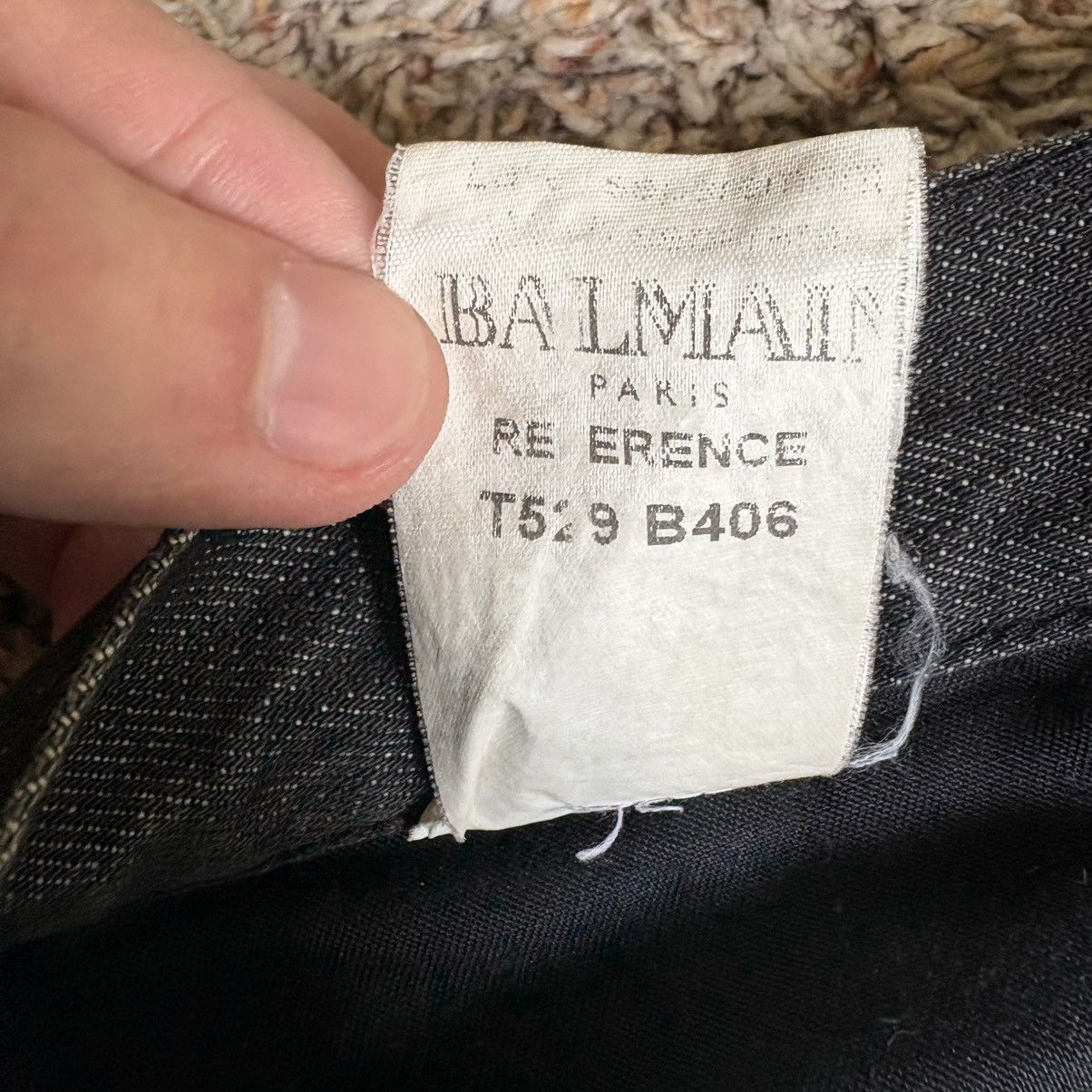 Balmain 12ss Decarnin 4 zip デニム Balmain 12ss Decarnin 4 zip デニム