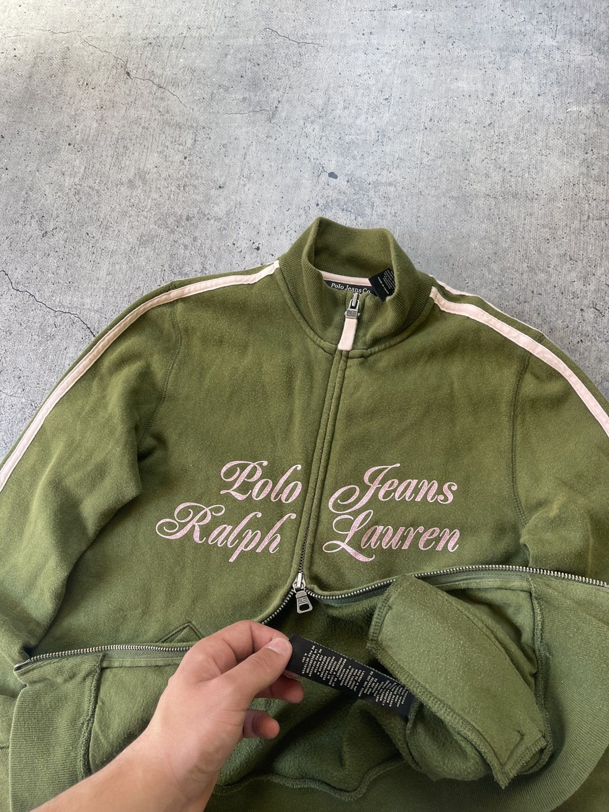 If Six Was Nine × Polo Ralph Lauren Y2K Polo Jeans Ralph Lauren Zip Up Pullover Big Logo Size S / US 4 / IT 40 - 9 Thumbnail