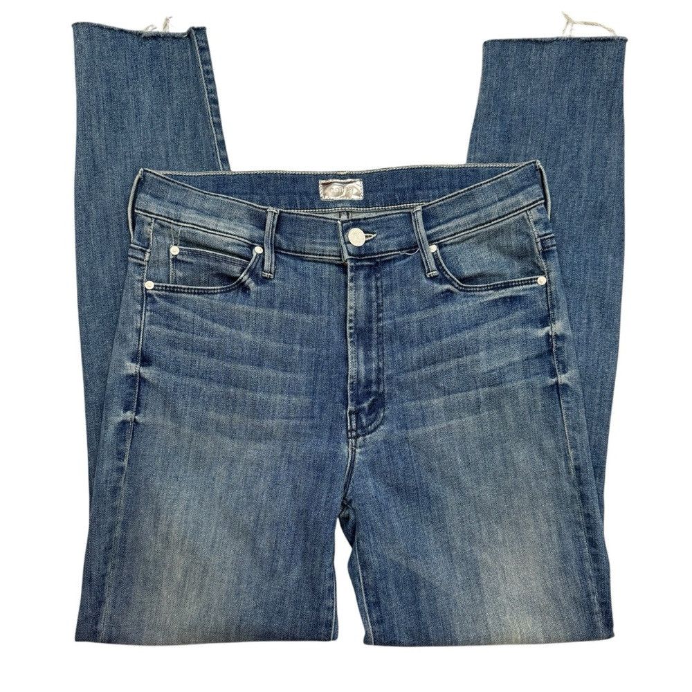 MOTHER MOTHER Stunner Zip Ankle Step Fray in Good Girls Do Jeans S Size 27" / US 4 / IT 40 - 3 Thumbnail