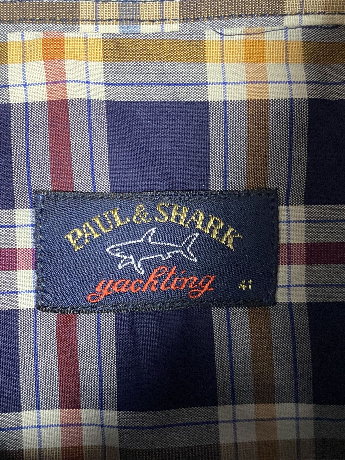 Paul & Shark × Vintage Vintage Paul Shark Designer Button Up Shirt Size US L / EU 52-54 / 3 - 9 Thumbnail