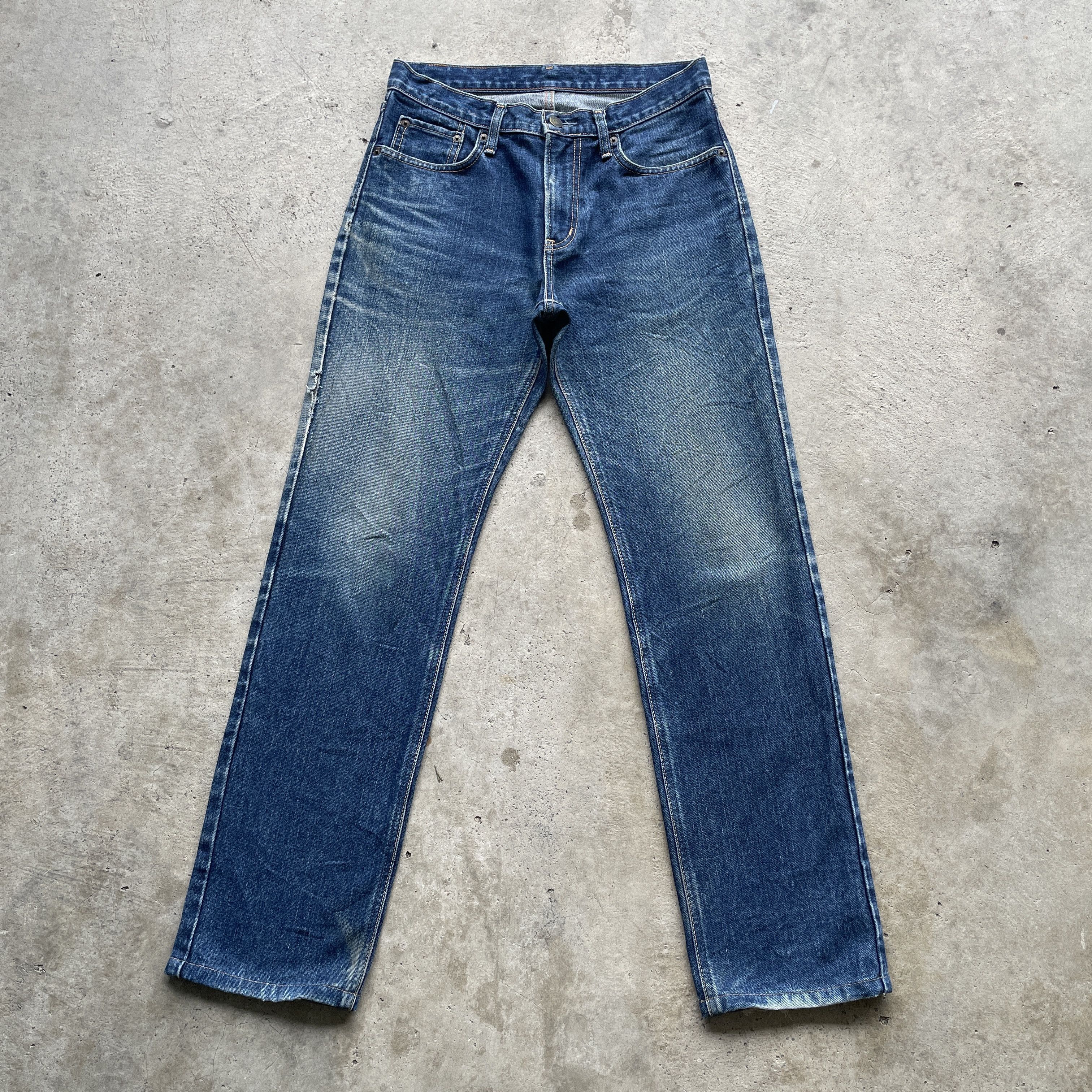 Edwin VINTAGE EDWIN DENIM MADE IN JAPAN FADED JEANS PANTS W30x30.5 Size US 30 / EU 46 - 2 Thumbnail