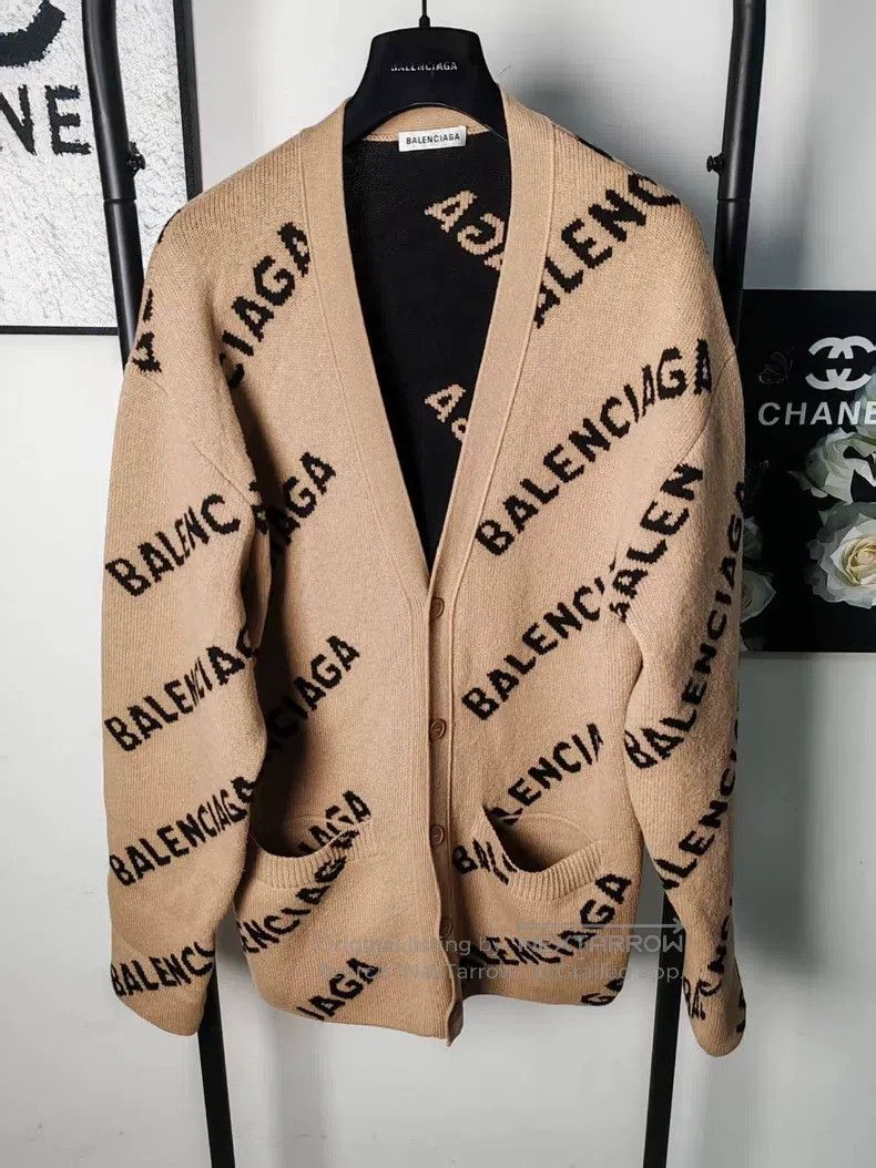 Balenciaga Balenciaga Printed Open-Front Jacket Size US S / EU 44-46 / 1 - 1 Thumbnail