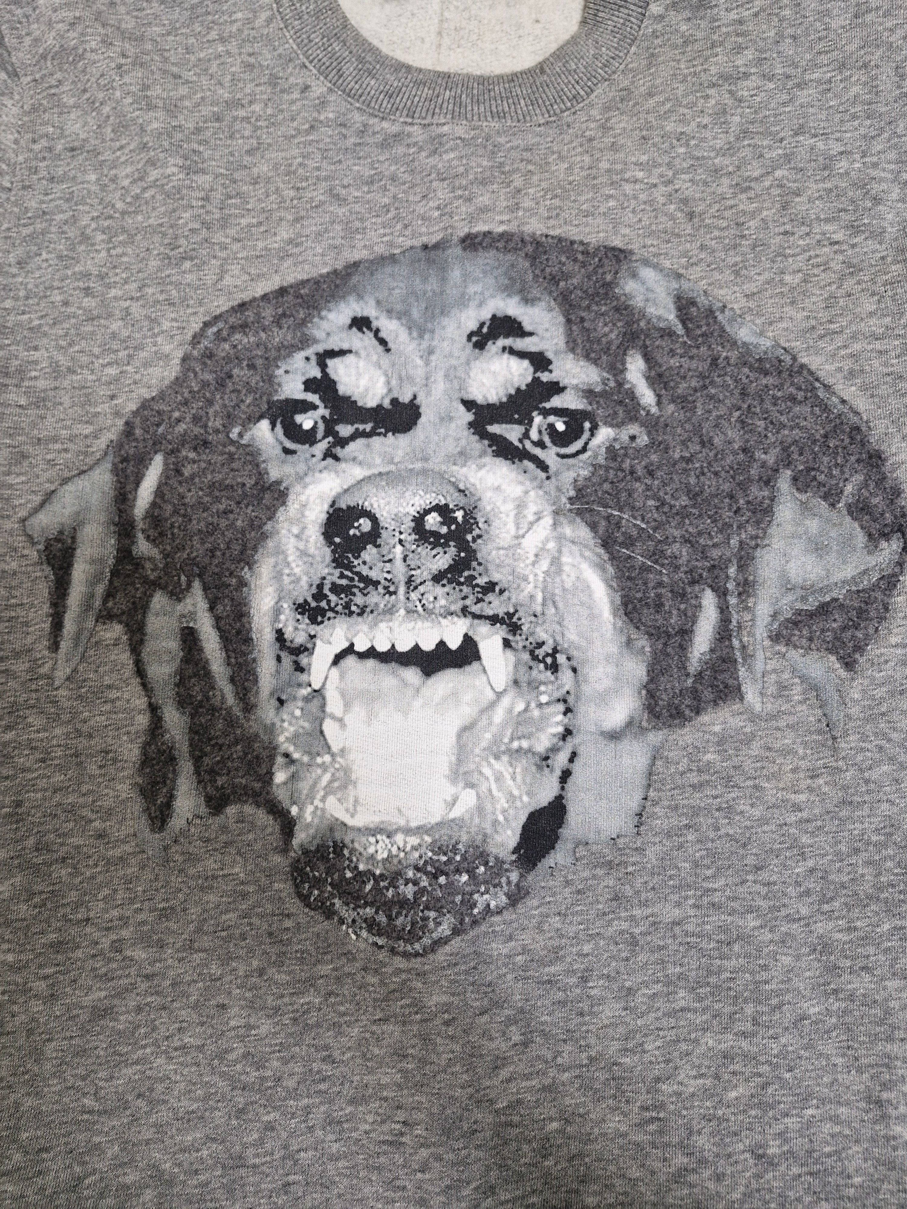 Givenchy GIVENCHY SS16 Rottweiler Gray Sweatshirt Size US S / EU 44-46 / 1 - 2 Thumbnail