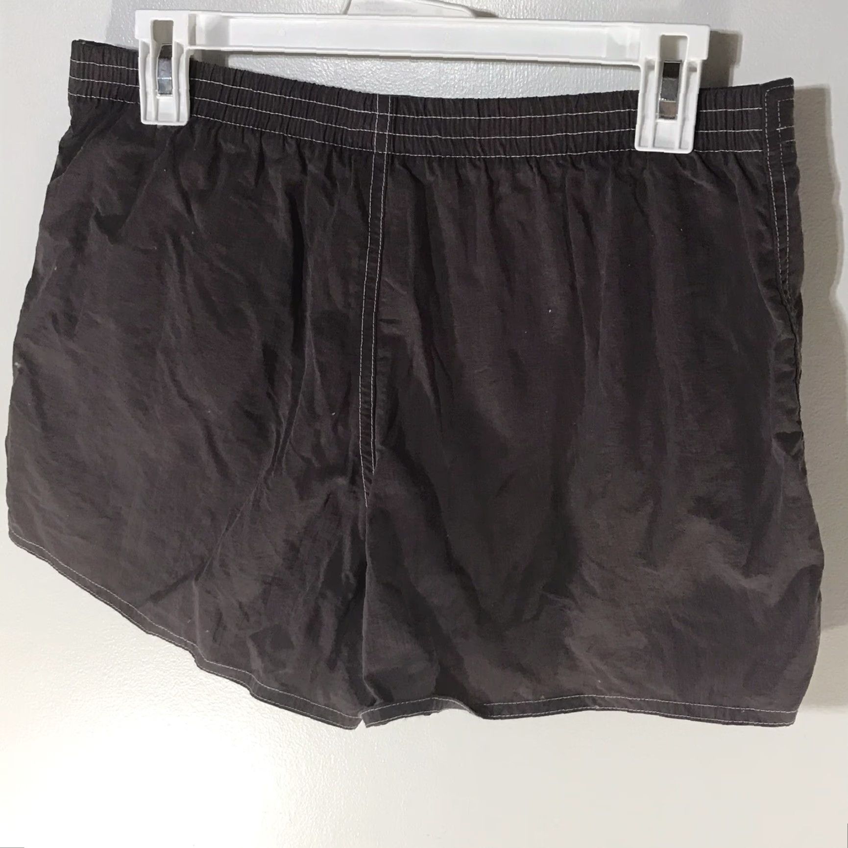 Vintage Beach House Gray Swim Shorts Womens Size 10 Solid Quick Dry Pockets Lightweight Size 32" / US 10 / IT 46 - 2 Thumbnail