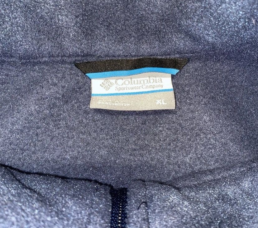 Columbia Columbia Vest Fleece Men’s Navy XL Zip-up Fleece Size US XL / EU 56 / 4 - 3 Thumbnail