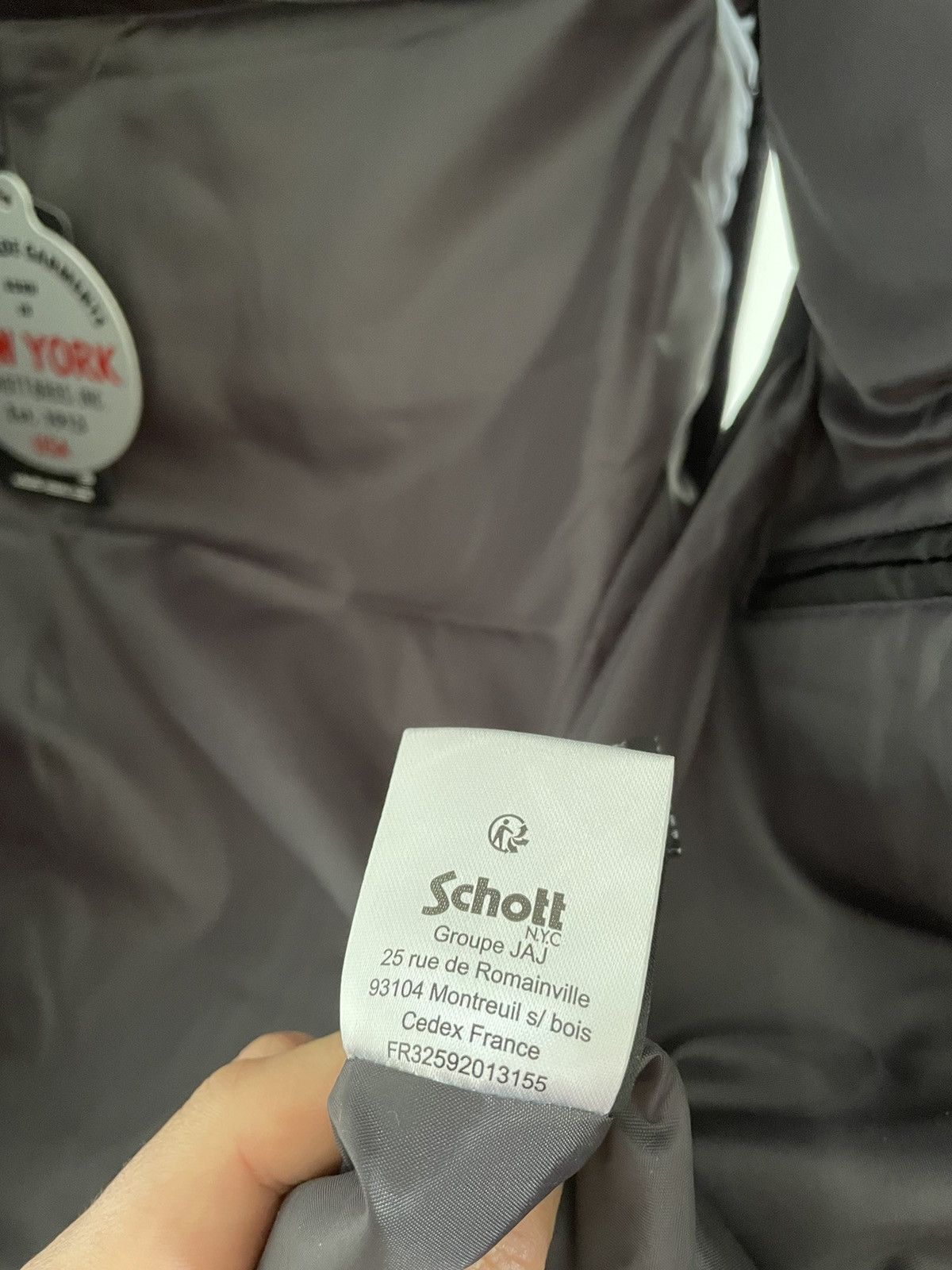 Schott Schott puffer jacket model ”UTAHV” Size US L / EU 52-54 / 3 - 11 Thumbnail