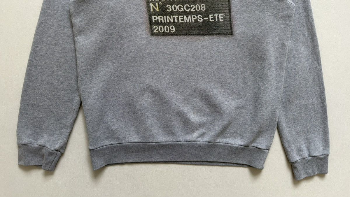 Maison Margiela S/S 09 Grey Cotton ‘Plaque Logo’ Sweatshirt Size US M / EU 48-50 / 2 - 9 Thumbnail