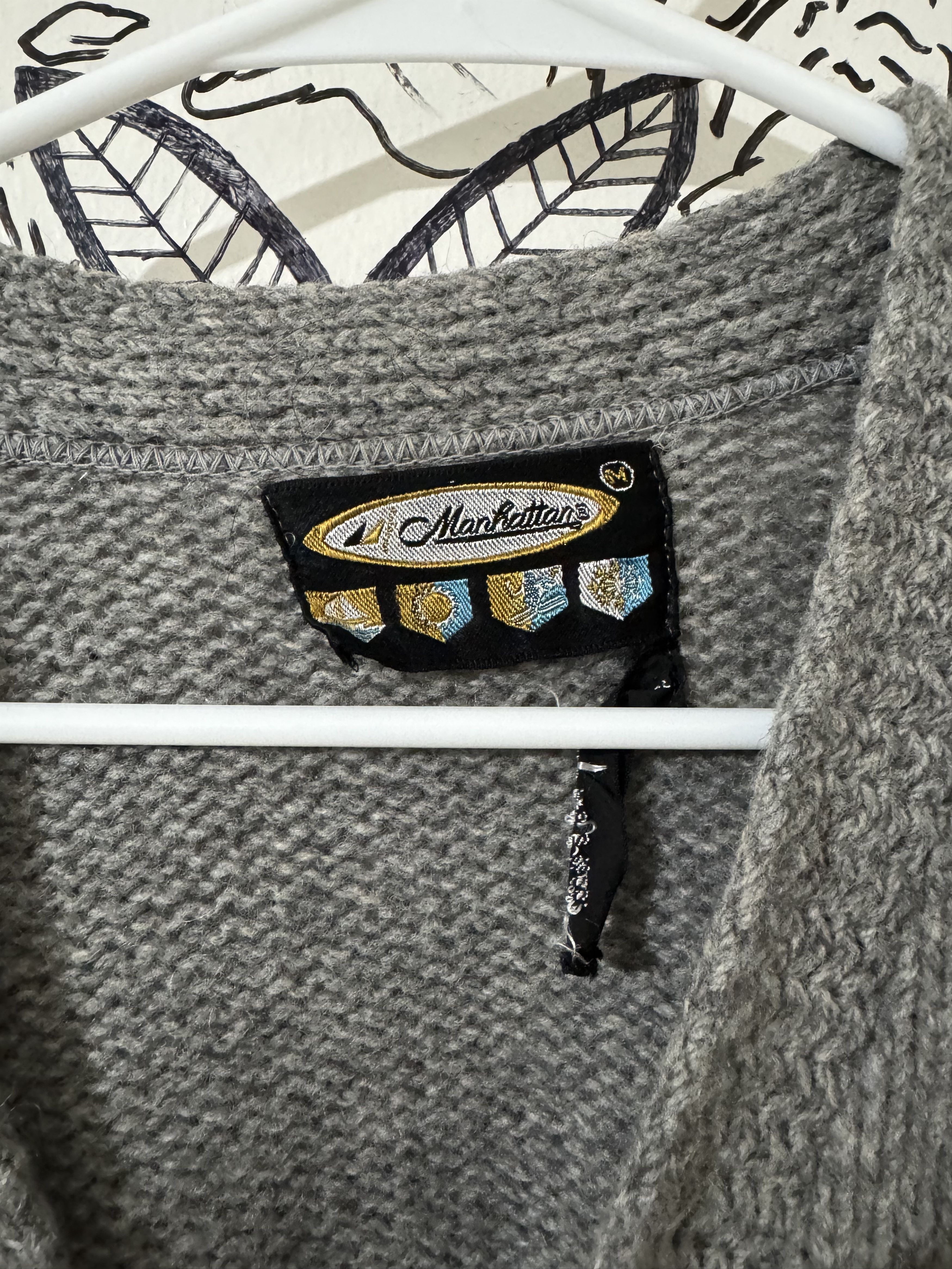 Vintage Vintage Manhattan Mohair Cardigan (Kurt Cobain) Size US M / EU 48-50 / 2 - 3 Thumbnail