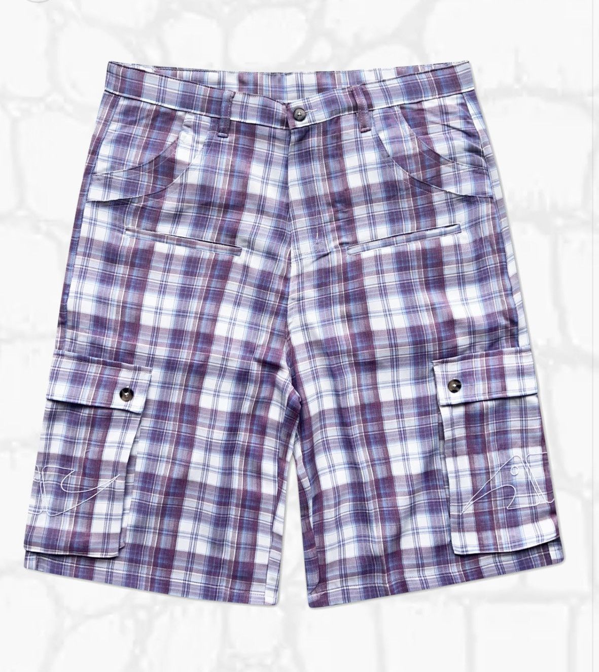 Other Allure county Purple "Picnic" Shorts Size US 36 / EU 52 - 1 Thumbnail